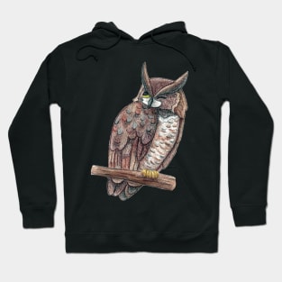 Great Horned Owl Hoodie